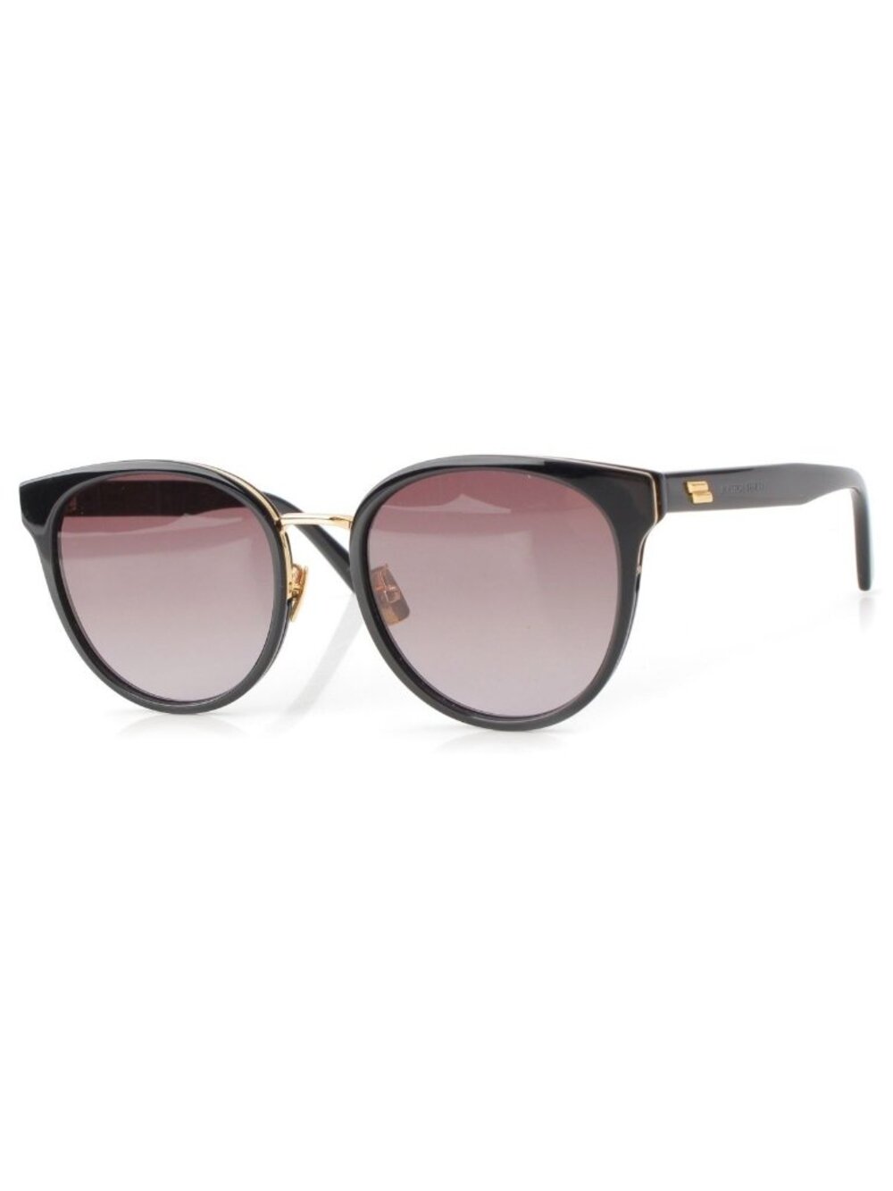 Bottega Veneta Sunglasses Black Gold 55 Eyewear
